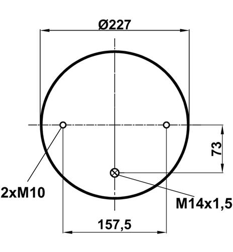 Körük Komple Metal Piston 1R12-713 - 13.88.777.90374