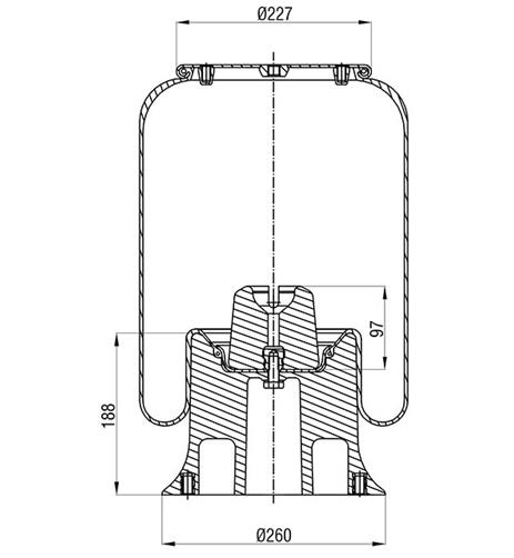 Körük Komple Aliminum Piston 1R12-713 - 13.88.777.90368