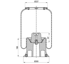 13.88.777.90368 - Körük Komple Aliminum Piston 1R12-713