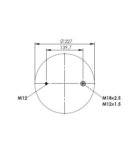 Körük Komple Metal Piston Rml75260c16 - 85.88.777.90375