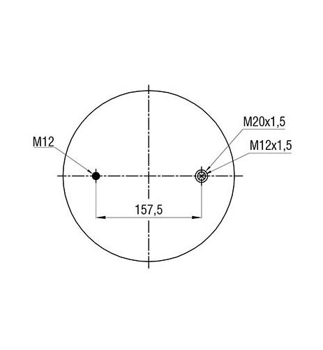 Körük Komple Aliminum Piston 4159Np14 - 85.88.777.90376