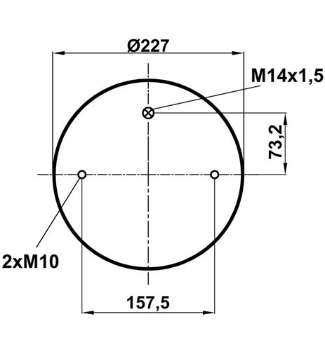 Körük Komple Plastik Piston 1R12713 - 13.88.777.90179