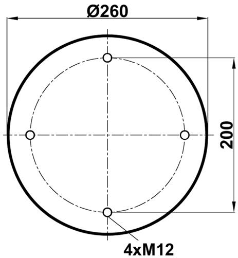 Körük Komple Plastik Piston 1R12713 - 13.88.777.90179