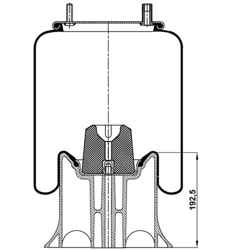 Körük Komple Plastik Piston 4159Np09 - 85.88.777.90378