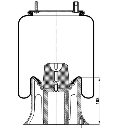 Körük Komple Plastik Piston 4159Np14 - 85.88.777.90382