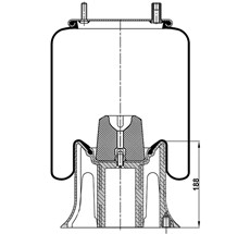 85.88.777.90382 - Körük Komple Plastik Piston 4159Np14