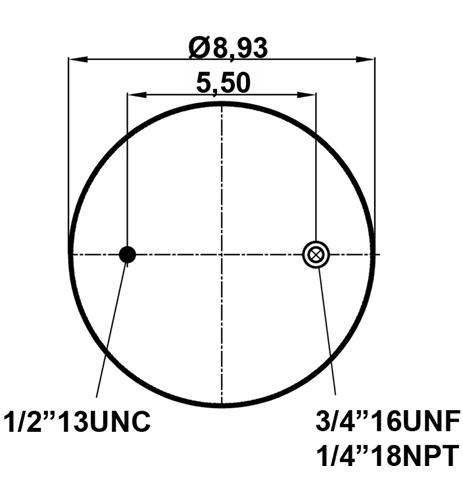 Körük Komple Plastik Piston 4159Np13 - 42.88.777.90308