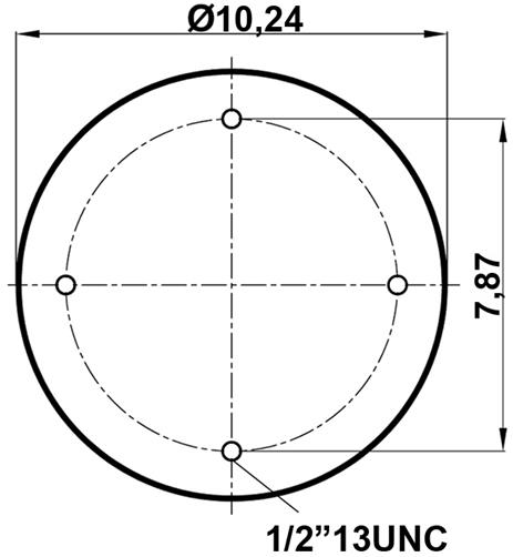 Körük Komple Plastik Piston 4159Np13 - 42.88.777.90308