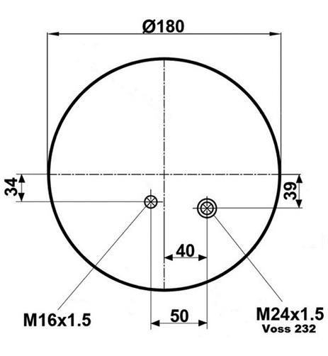 Körük Komple Metal Piston 4183NP26 (Voss 232) - 17.88.777.90314