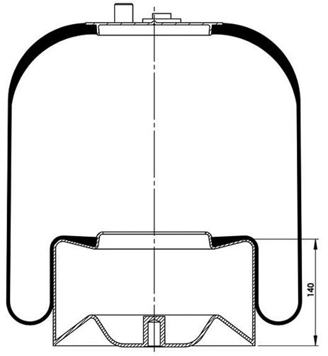 Körük Komple Metal Piston 4186Np24 (Voss 232) - 17.88.777.90391