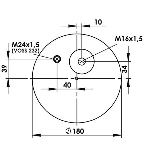 Körük Komple Metal Piston 4187Np24 (Voss 232) - 17.88.777.90396