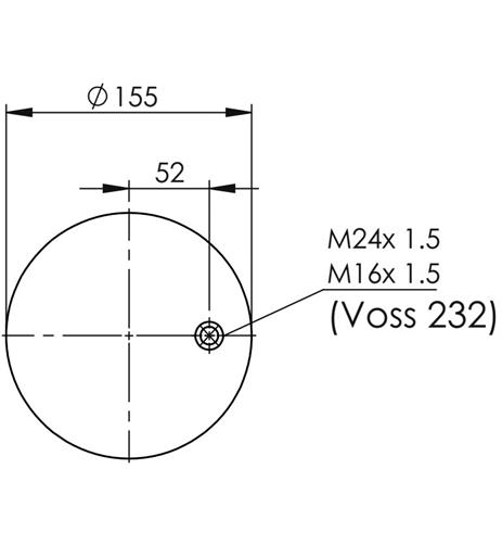 Körük Pistonsuz 4390Np21 (Voss232) - 17.88.777.90409