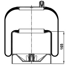 17.88.777.90405 - Körük Komple Metal Piston 4390Np21 (Voss232)