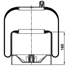 17.88.777.90408 - Körük Komple Metal Piston 4390Np24 (Voss232)