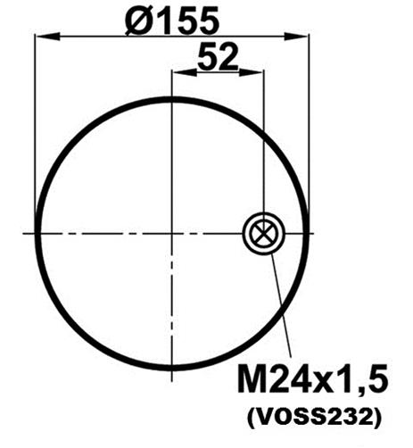 Körük Pistonsuz 4391Np21 (Voss232) - 17.88.777.90339