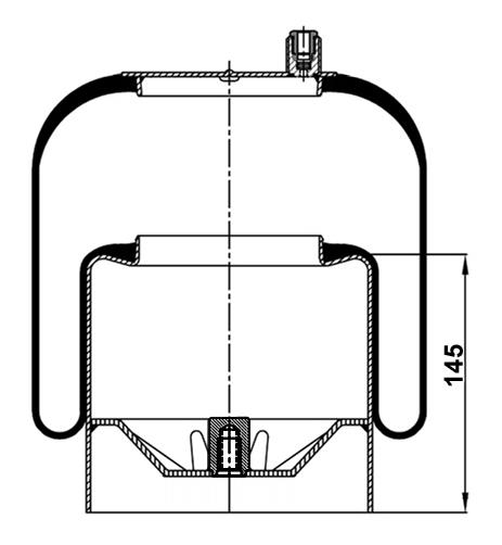 Körük Komple Metal Piston 4391Np01 (Voss230) - 17.88.777.90411