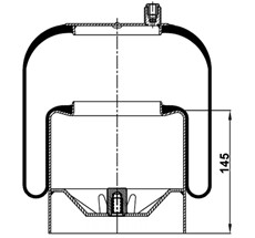 17.88.777.90411 - Körük Komple Metal Piston 4391Np01 (Voss230)