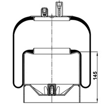 17.88.777.90412 - Körük Komple Metal Piston 4391Np02 (Voss230)