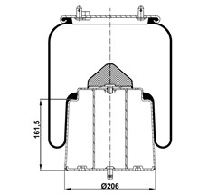 13.88.777.90417 - Körük Komple Metal Piston 1r11-832