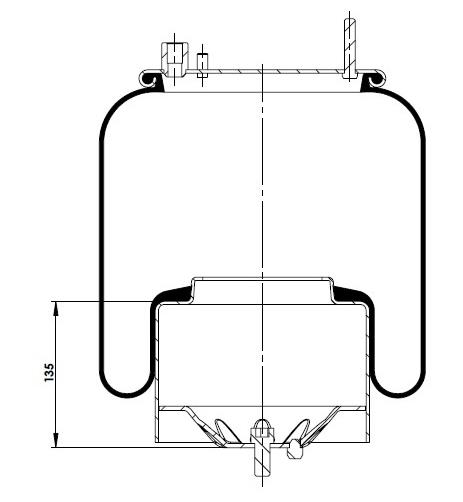 Körük Komple Metal Piston 4561Np02 - 12.88.777.90423