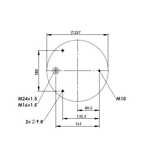 Körük Komple Metal Piston 4561Np02 - 12.88.777.90423