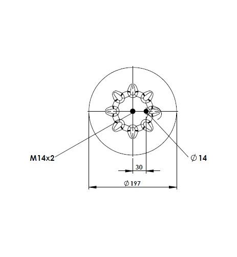 Körük Komple Metal Piston 4561Np02 - 12.88.777.90423