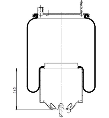 Körük Komple Metal Piston 4571Np02 - 12.88.777.90425