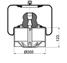 23.88.777.90427 - Körük Komple Metal Piston 4644Np02 (Voss230)