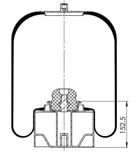 Körük Komple Metal Piston 4644Np22 (Voss232) - 23.88.777.90428