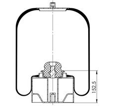 23.88.777.90428 - Körük Komple Metal Piston 4644Np22 (Voss232)