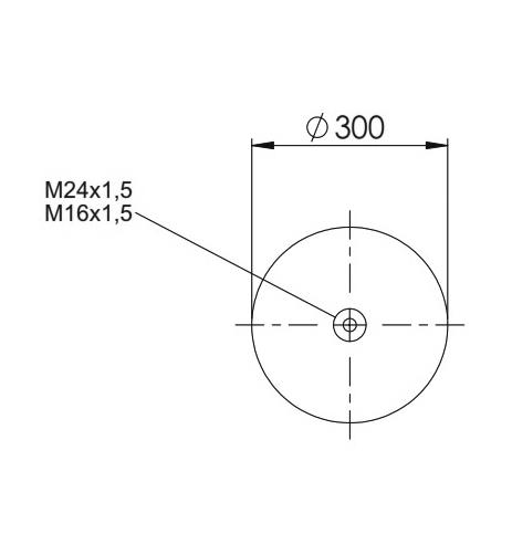 Körük Komple Metal Piston 4644Np22 (Voss232) - 23.88.777.90428