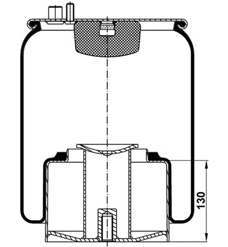 Körük Komple Metal Piston 4705N1P04 - 11.88.777.90430