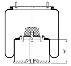 45.88.777.90431 - Körük Komple Metal Piston 4725Np01