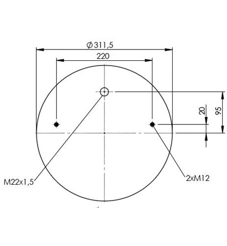 Körük Komple Metal Piston 4725Np01 - 45.88.777.90431