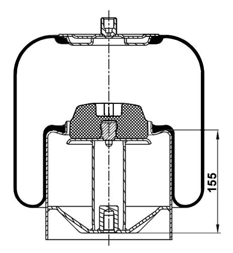 Körük Komple Metal Piston 4737Np22 (Voss 232) - 17.88.777.90436