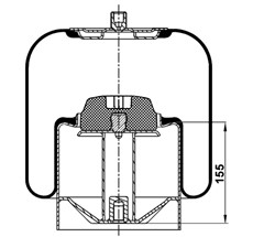 17.88.777.90436 - Körük Komple Metal Piston 4737Np22 (Voss 232)