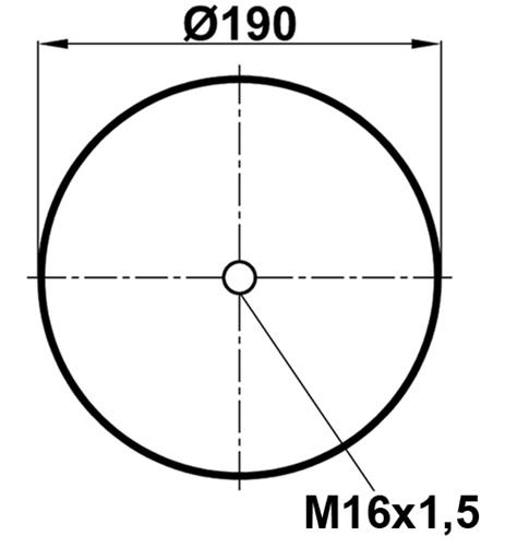 Körük Komple Metal Piston 4737Np22 (Voss 232) - 17.88.777.90436