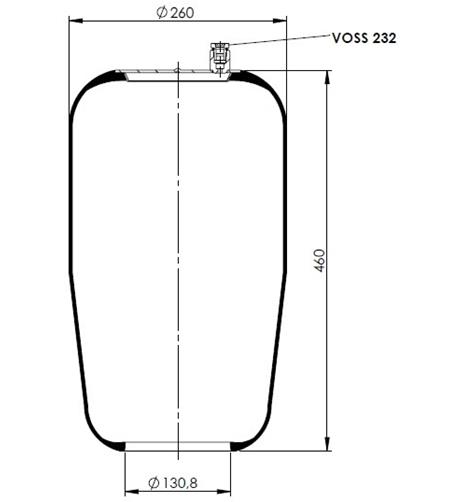 Körük Pistonsuz 4757Np29 (Voss232) - 17.88.777.90002