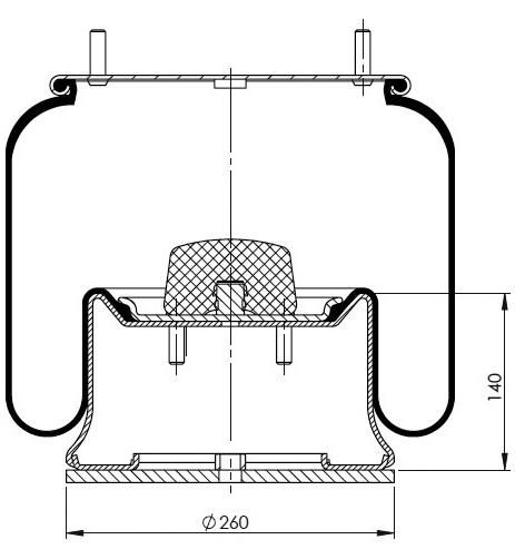 Körük Komple Metal Piston 4810Np08 - 41.88.777.90440