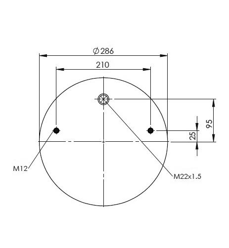 Körük Komple Metal Piston 4810Np08 - 41.88.777.90440