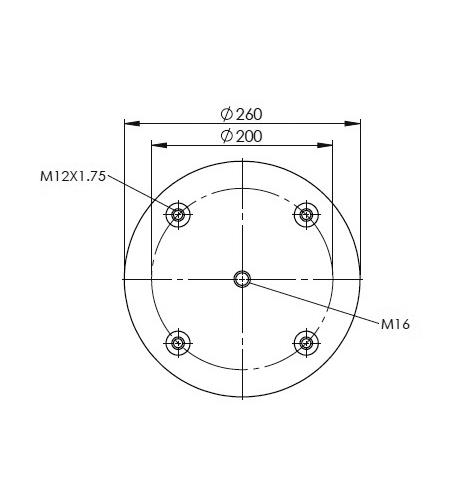 Körük Komple Metal Piston 4810Np08 - 41.88.777.90440