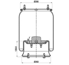 41.88.777.90441 - Körük Komple Metal Piston 4810Np07