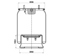 41.88.777.90659 - Körük Komple Metal Piston 4810Np06