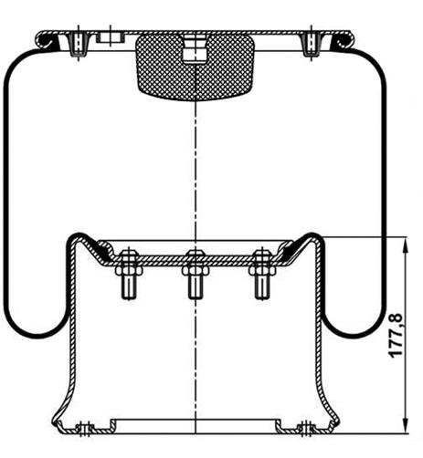 Körük Komple Metal Piston 4813Np07 - 13.88.777.90442