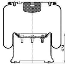 13.88.777.90442 - Körük Komple Metal Piston 4813Np07