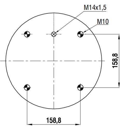 Körük Komple Metal Piston Rml75924c1 - 41.88.777.90443