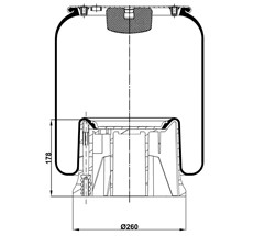 13.88.777.90444 - Körük Komple Plastik Piston 4813Np07