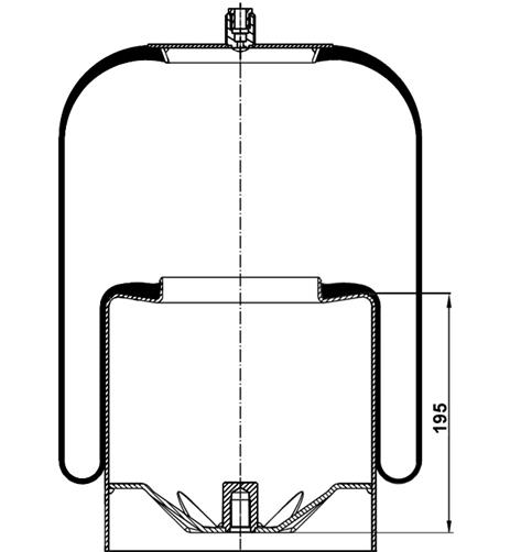 Körük Komple Metal Piston 4838Np01 (Voss230) - 17.88.777.90446