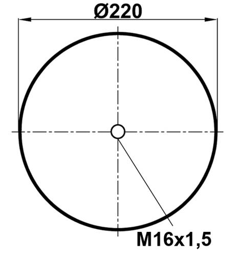 Körük Komple Metal Piston 4838Np01 (Voss230) - 17.88.777.90446