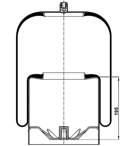 Körük Komple Metal Piston 4838Np21 (Voss232) - 17.88.777.90449